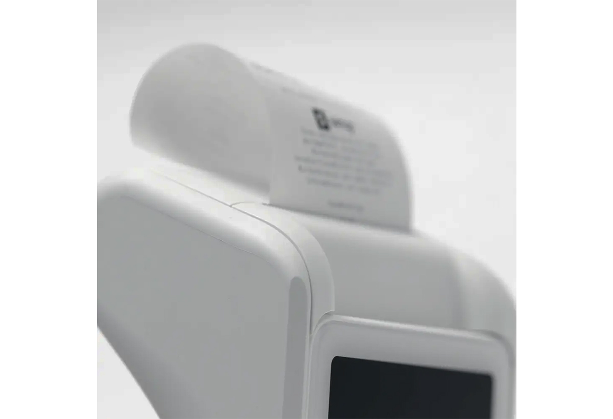 Απεικονίζεται με κοντινή λήψη το πάνω μερος του POS Solo.